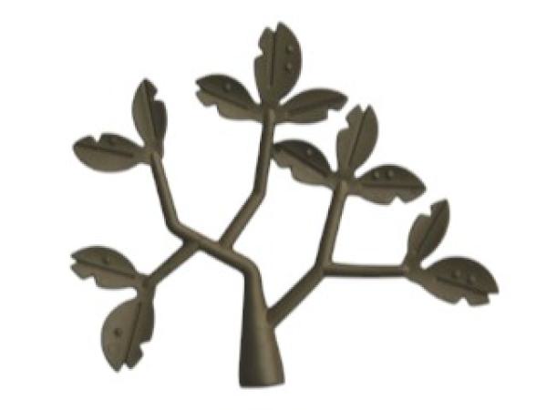 Lego Duplo, Baumblätter Pflanze, 12 Blätter auf Ästen (44542) flaches Dunkelgold